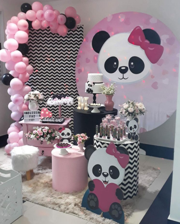 decoracao-tema-panda-rosa